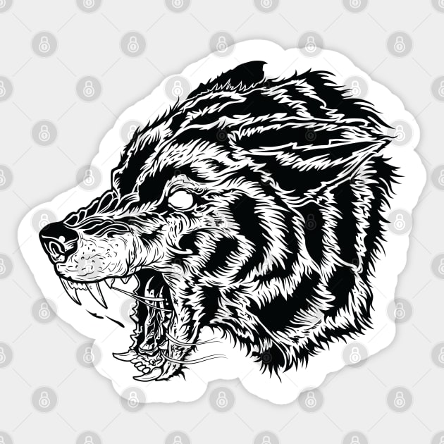 Wolf Sticker by Seven Relics